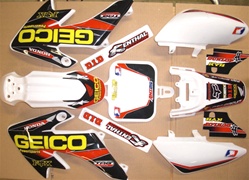 One Industries Gieco HOnda Crf 50 04-12 Graphics kit